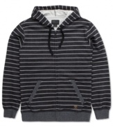 Mix up your weekend standard with this striped zip-up hoodie from O'Neill.