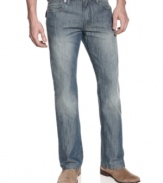 Kick your blues into high gear with this boot-leg style from Levi's.