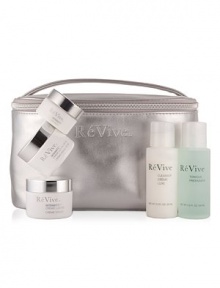 This limited-edition travel set features Intensité skincare bestsellers in travel sizes, hand-selected by Dr. Brown. The Intensité Collection features an intensive approach to skincare. From extreme loss of moisture to a visible loss of elasticity and firmness, the Intensité Collection addresses these concerns. Intensité is rich with ingredients that focus specifically on restoring firmness and elasticity. Helps with firming, fine lines, sun protection, dark circles and puffiness.