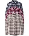 Get your style in check with this classic Sean John button down.