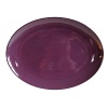 This oval platter in a pretty Plum is handcrafted in Germany from high fired ceramic earthenware that is dishwasher safe. Mix and match with other Waechtersbach colors to make a table all your own.