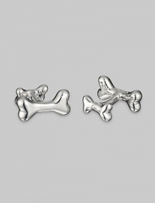 Perfect gift for the dog lover, crafted in polished sterling silver. Length, about 1 Made in USA