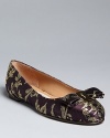 Salvatore Ferragamo deserves a standing ovation for these brilliantly elegant ballet flats, crafted in gorgeous tapestry lace.