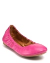 In flexible hot pink leather, Lucky Brand's ballet flats make Saturdays a little more stylish.