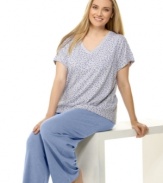 When relaxing is on the to-do list, you'll love this better-than-basic soft sleep pant by Jockey. Style #338500X