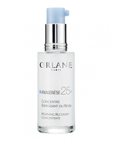 Aging begins to settle in beginning at age 25 and becomes visible towards age 35-40. By effectively fighting against invisible signs of aging, you can delay the transformation of the skin. Based on the science of Cellular Growth Factors, Anagenese 25+ is a source of continued radiance and youthfulness.Ideal to begin the day or for an immediate healthy glow effect, this serum concentrated in stimulating agents revives the skin and reveals incomparable radiance. The skin appears even and luminous.