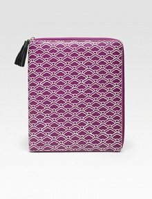 Graphic cloud printed case that zips around your iPad® for a stylish cover.Zip-around closureFully lined10W X 8H X ¾DImportedPlease note: iPad® not included.