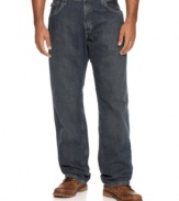 Kick back in a pair of relaxed-fit jeans from Nautica.