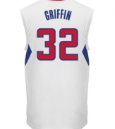 Channel the slam dunk champion's swagger with this replica Blake Griffin Los Angeles Clippers jersey from adidas.