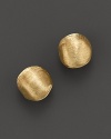 Gorgeously textured 18K yellow gold studs are timeless and striking. From the Africa Collection.