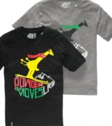 Lock down your Powder Moves with this bright graphic tee from LRG.