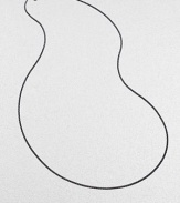 From the Chain Collection. This elegant minimalist chain of blackened sterling silver looks equally divine layered or worn alone.Sterling silver Length, 36 Lobster clasp Imported