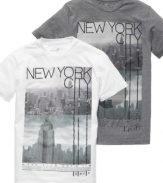 Show your love for the Big Apple with these graphic t-shirts from Marc Ecko Cut & Sew.