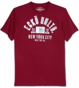 Give your graphic tee collection a step up with the luxe details on this Ecko Unltd shirt.