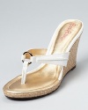 Lilly Pulitzer Sandals - McKim High Wedge Thong