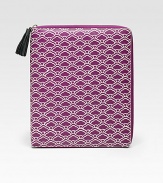 Graphic cloud printed case that zips around your iPad® for a stylish cover.Zip-around closureFully lined10W X 8H X ¾DImportedPlease note: iPad® not included.