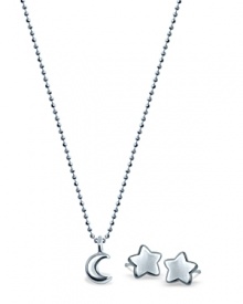 Give them the moon. This pendant and earring set from Alex Woo makes simple yet stellar gift -- lovely in striking sterling silver.