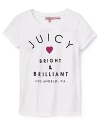 Juicy Couture Girls' Bright & Brilliant Trend Tee - Sizes 7-14