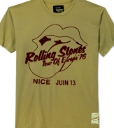 Add some jumpin' jack flash to your summer style with this graphic-t-shirt from the Rolling Stones.