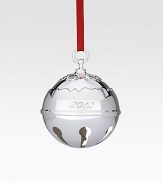 The 37th Edition Holly Bell ornament is a favorite holiday tradition handcrafted in rich silverplate by master craftsmen.Silverplate3.75HElegantly packaged for gift-giving and storageMade in USA