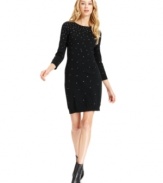 MICHAEL Michael Kors' petite dress features shiny studding throughout for a glamorous finishing touch.