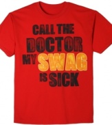 Got swag? Max out your weekend wardrobe with this sweet t-shirt from Hybrid.