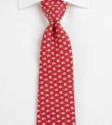 This silk tie will be a stylish conversation starter, thanks to its lively elephant print.SilkDry cleanMade in Italy