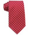 A micro pattern adds a fresh touch to your look. This tie from Tommy Hilfiger is an instant classic.