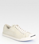 Supple leather favorite with a lace-up front and signature contrasting rubber sole. Padded insoleRubber soleImported