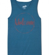 Block out the rest with this logo tank from Volcom.