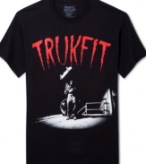 Express yourself as you rock the half pipe in this Trukfit tee.