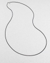 From the Chain Collection. This elegant minimalist chain of blackened sterling silver looks equally divine layered or worn alone.Sterling silver Length, 36 Lobster clasp Imported