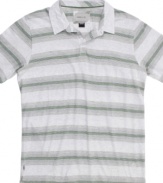 Dress up your relaxed look with this handsome striped polo from O'Neill.