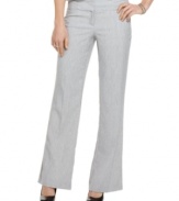 Add sleek balance to a tailored top or jacket with these wide leg pants from XOXO!