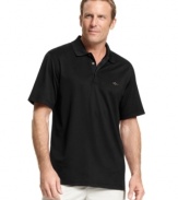 This polo by Greg Norman for Tasso Elba not only showcases your sense of style but also supports your skills out the course.