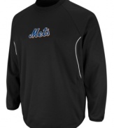 In the zone. Everyone will know your serious about team support when you're sporting this New York Mets MLB fleece with Therma Base technology from Majestic.