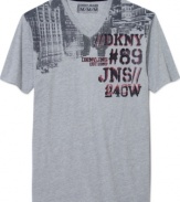 Rock some city style with this graphic t-shirt from DKNY Jeans.