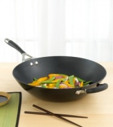 Open your kitchen to the professional stir fry. Proven #1 for durability and easy food release, the professional-quality, handsome 14 stir fry pan can handle even your largest meals. Guaranteed to outlast all other nonstick pans. Limited lifetime warranty.