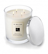 Instantly awakening the senses, Grapefruit is a lively, uplifting citrus with a spicy heart. Grapefruit and tangerine are combined with vetyver and rosemary to create this outspoken citrus scent. With a stunning bouquet lit across four wicks, the Grapefruit Luxury Candle envelops a room and lingers for hours to create an ambiance of warmth, sophistication and style. It is the ultimate luxury. Candle burn time is approximately 230 hours.