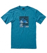 Catch a cool wave in your wardrobe with this casual t-shirt from Quiksilver.