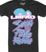 Make amends for your crazy party rock ways with this t-shirt from Bravado