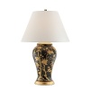 This lamp fashioned in porcelain with hand-painted floral pattern brings an elegant quality to any room.