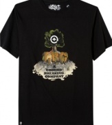 Get ready to break ground in this bold graphic t-shirt from LRG.