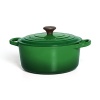 For nearly a century, Le Creuset has handcrafted enameled cast iron cookware of superlative quality, durability and versatility. A cooking staple, the round French oven offers exceptional heat distribution and retention for unsurpassed broiling, braising, slow cooking and sautéing and its size easily accommodates large roasts and poultry.