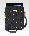 EXCLUSIVELY AT SAKS. Studded and quilted neoprene makes a stylish cover for your iPad®.Accommodates all iPad® modelsAdjustable detachable shoulder strap, 12-24 dropTop zip closureFully lined8W X 10H X 1DImportedPlease note: iPad® not included.