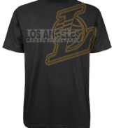 Show your love for the LA Lakers in this cool graphic tee by adidas.