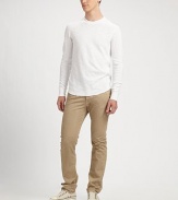 A wardrobe staple for every man of style in superbly soft cotton.CrewneckCottonMachine washImported