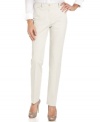 All the makings of a classic pant in soft stretch cotton for a flattering fit from Jones New York Signature.