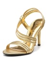 In a strappy silhouette, the Addie sandals from Lauren by Ralph Lauren add everlasting style to sophisticated soirées.