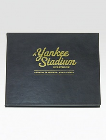 A touching and unforgettable tribute to the house that Ruth built, bound by hand in a beautiful full-grain calfskin leather. Featuring photos and text celebrating all the great moments and memories throughout the years, including Babe Ruth's then-record 60th home run, Lou Gehrig's tearful farewell address, Don Larsen's perfect game and more. This limited-edition keepsake book will delight even the most discerning baseball collector. 